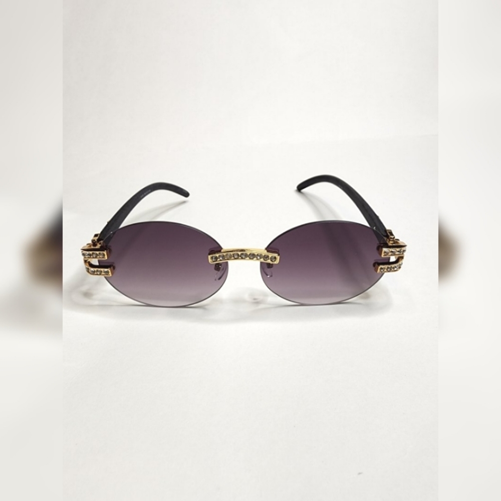 Rhinestone Temple Sunglasses